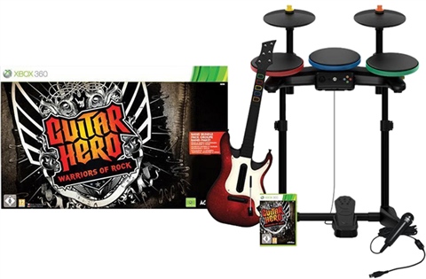 Pack Guitar Hero Warriors Of Rock Avec Guitare – Non Testé Sur Xbox 360